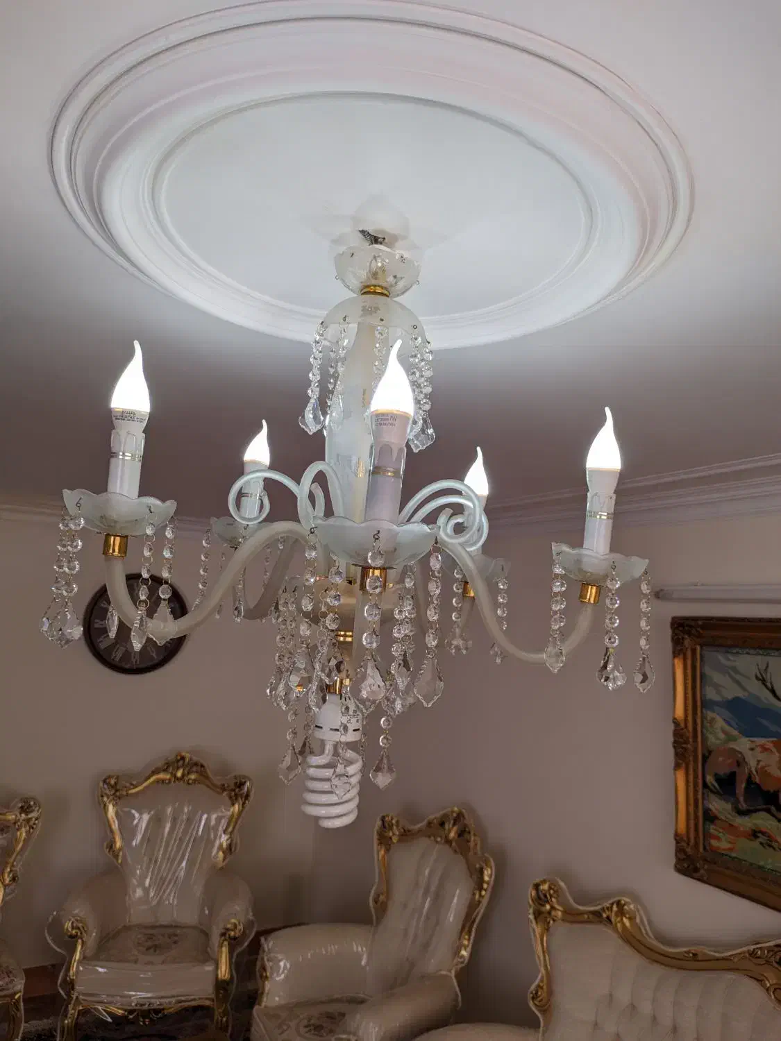 لوستر|لوستر و چراغ آویز|اسفراین, |دیوار