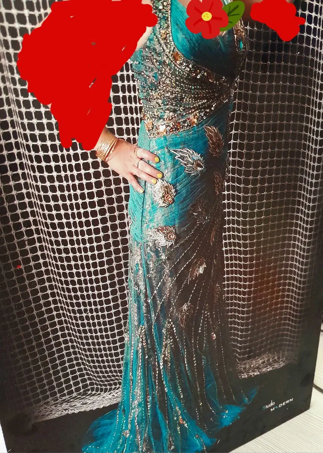 لباس مجلسی سنک دوزی شده|لباس|شاهینشهر, شهرک گلدیس|دیوار