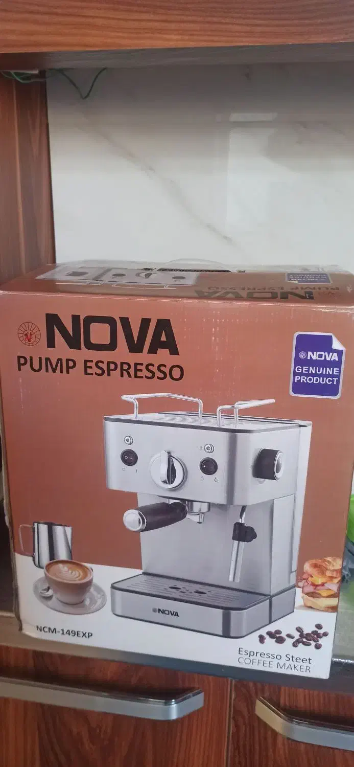 قهوه ساز اسپرسو ساز نو آکبند|سماور، چایساز، قهوهساز|مشگین شهر, |دیوار