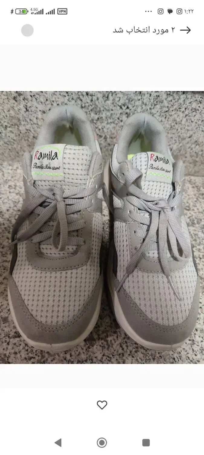 کفش اسپورت در حد نو سایز ۴۰|کیف، کفش، کمربند|تبریز, |دیوار