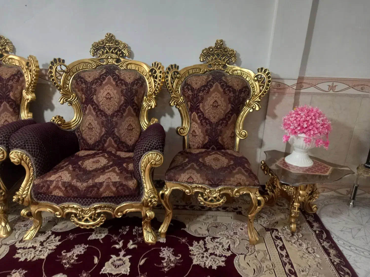 مبل ۹ نفره استیل|مبلمان خانگی و میز عسلی|شریف‌آباد, |دیوار