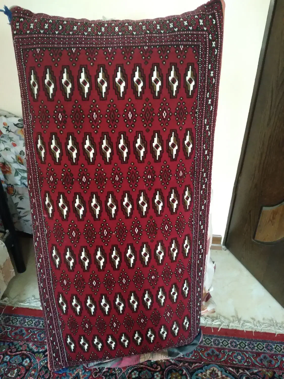 سه عدد پشتی مخطه|پشتی|اصفهان, مولوی|دیوار