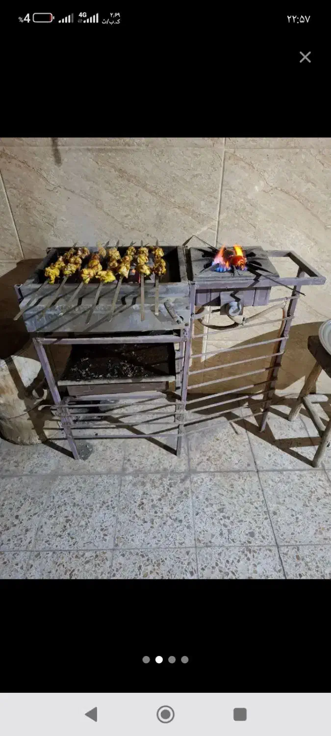 کباب پز پایه دار|اجاق گاز و لوازم برقی پخت‌وپز|قرچک, باقرآباد|دیوار