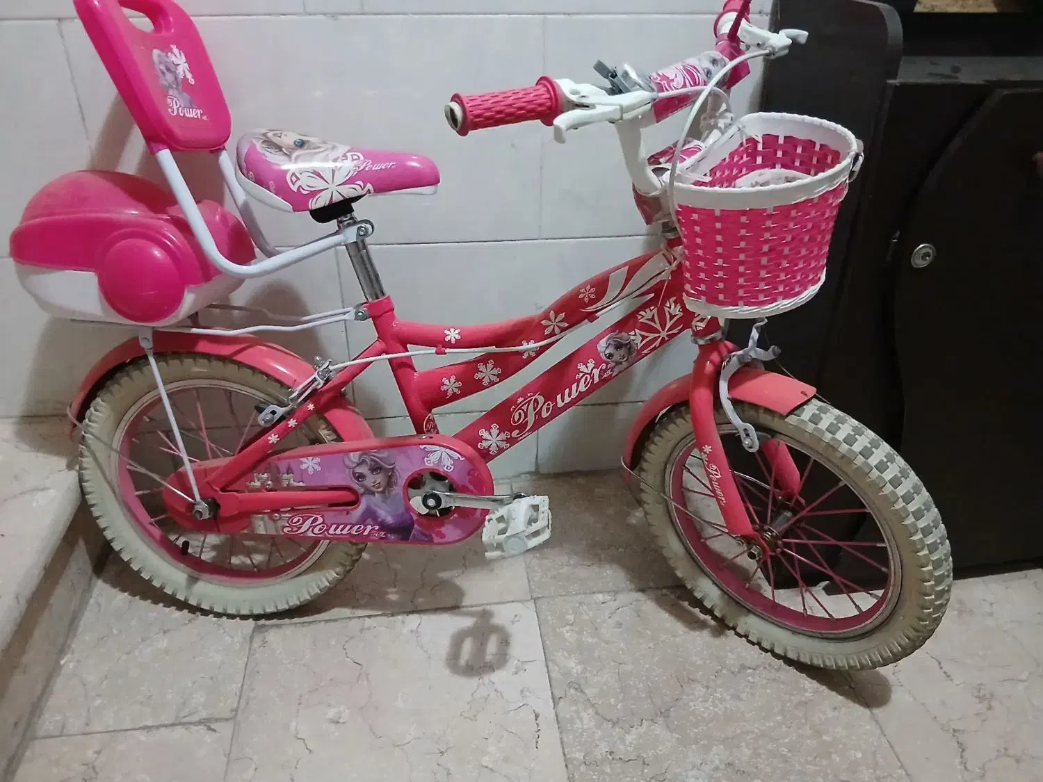 دوچرخه دخترانه صورتی رنگ|دوچرخه، اسکیت، اسکوتر|تهران, خزانه|دیوار