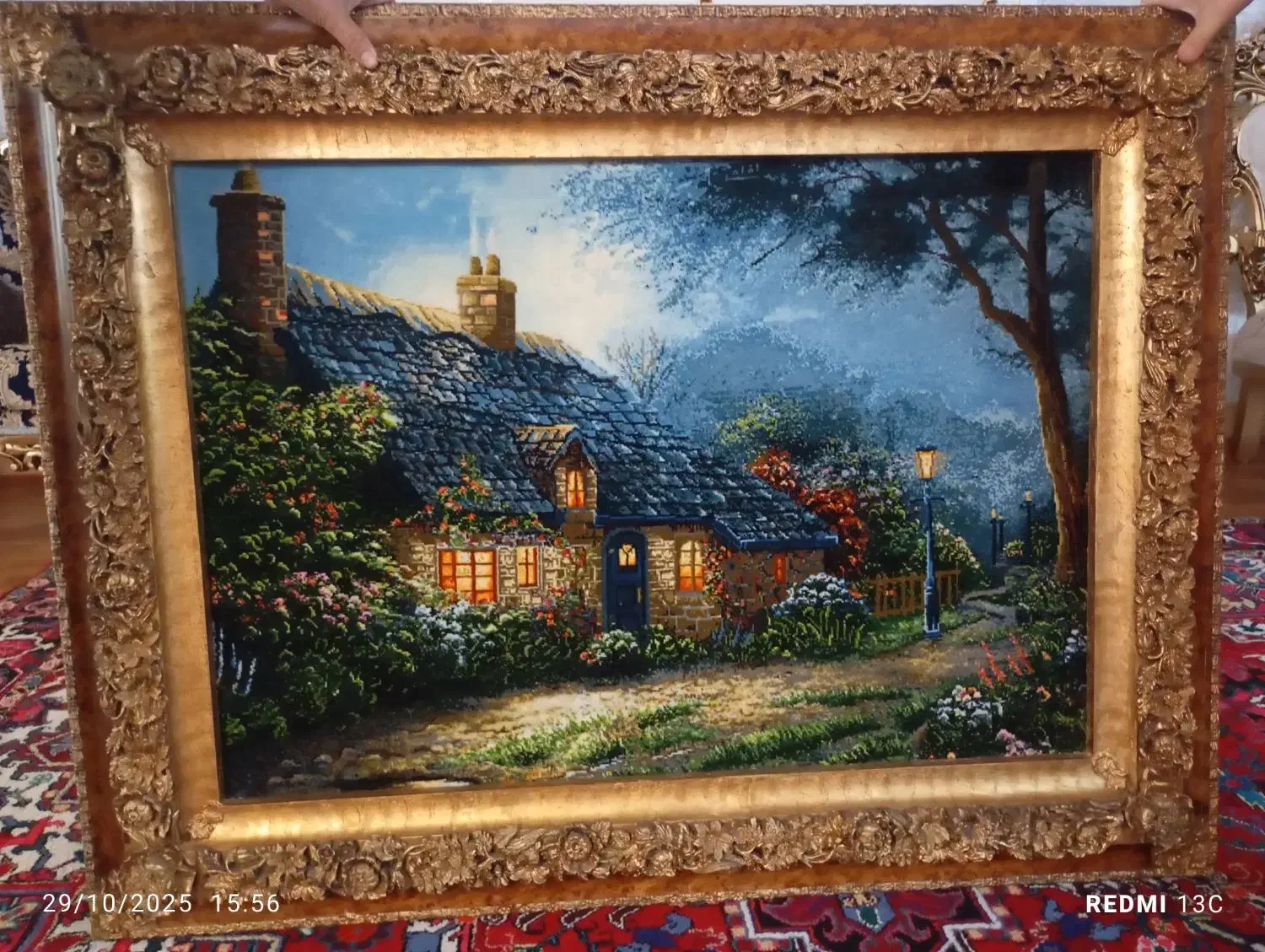 تابلو فرش دستبافت|تابلو فرش|سراب, |دیوار