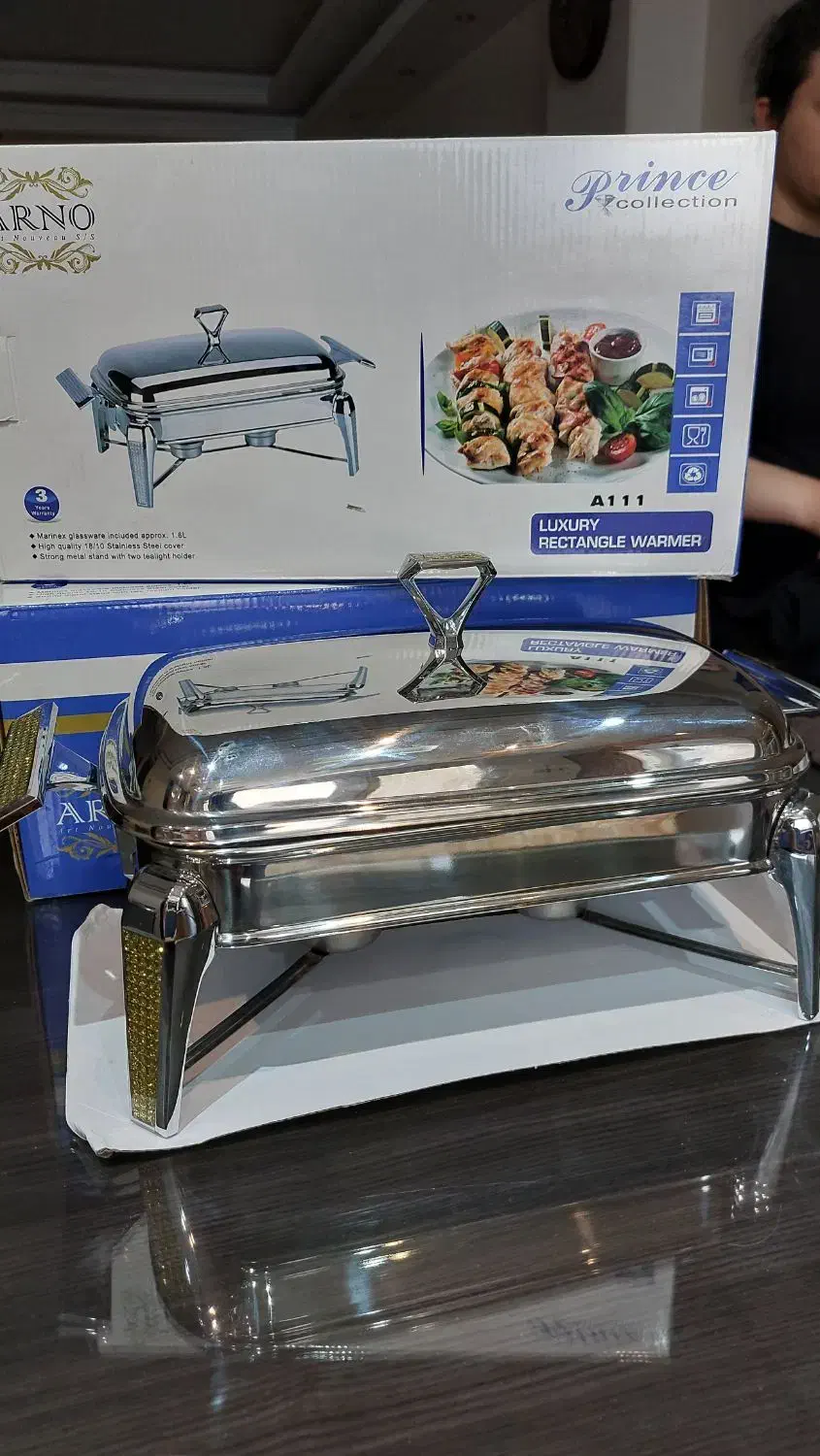 سوفله خوری استیل وارمردار|ظروف سرو و پذیرایی|تهران, استاد معین|دیوار