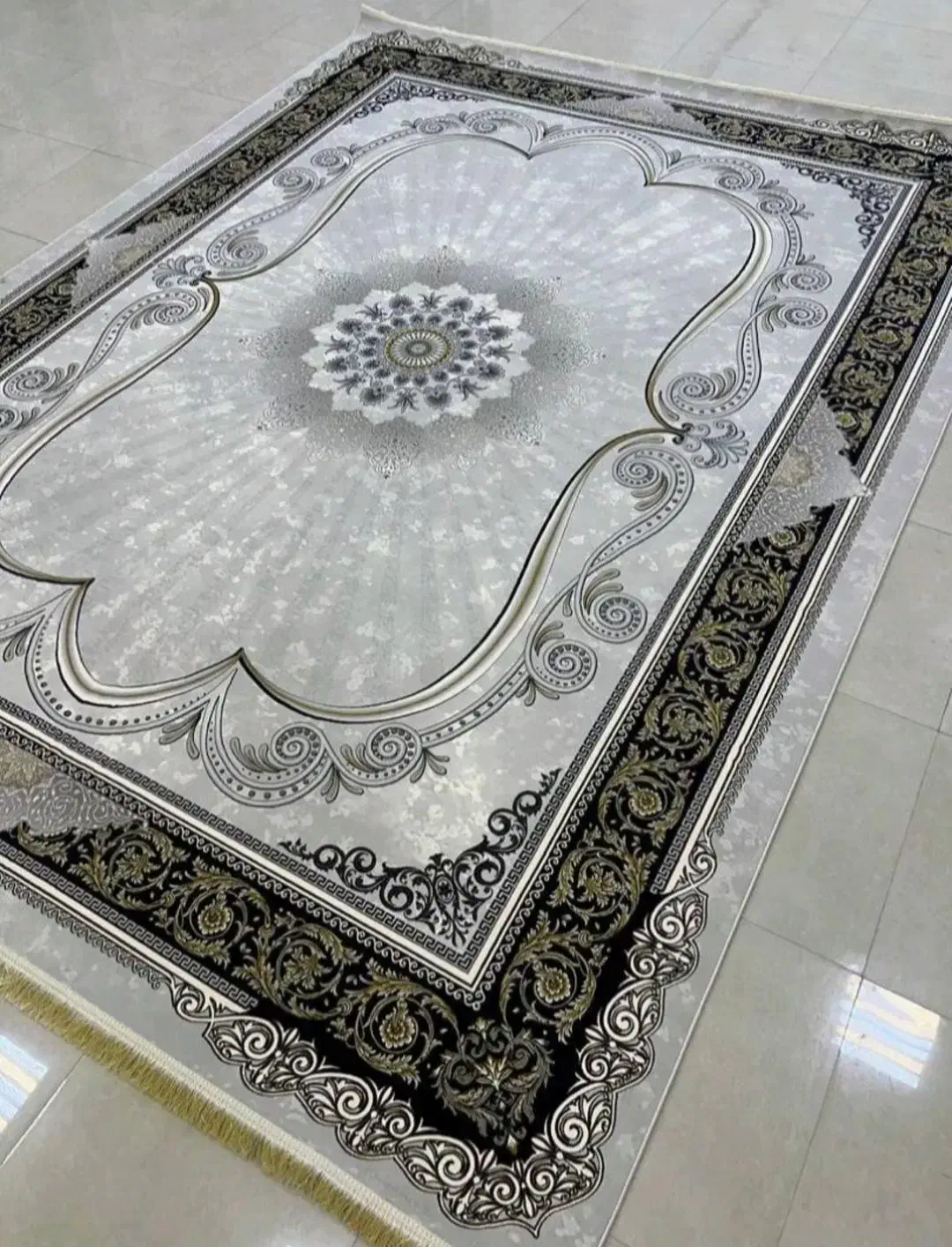 فرش طرح حاشیه دار طوسی کد286|فرش|کرج, برغان|دیوار
