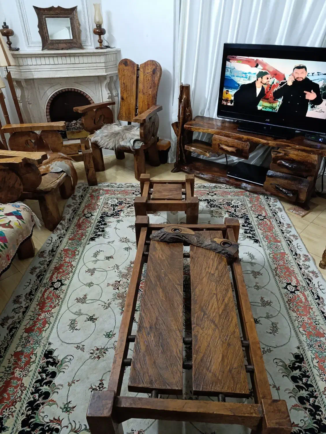 مبلمان منزل و باغ|مبلمان خانگی و میز عسلی|ورامین, شهرک فجر|دیوار