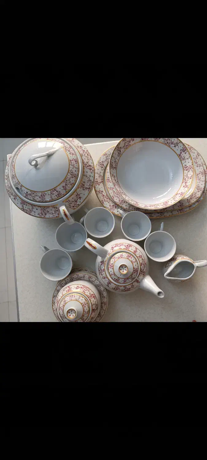 ظرف چینی|سرویس روتختی|ری, دولتآباد|دیوار