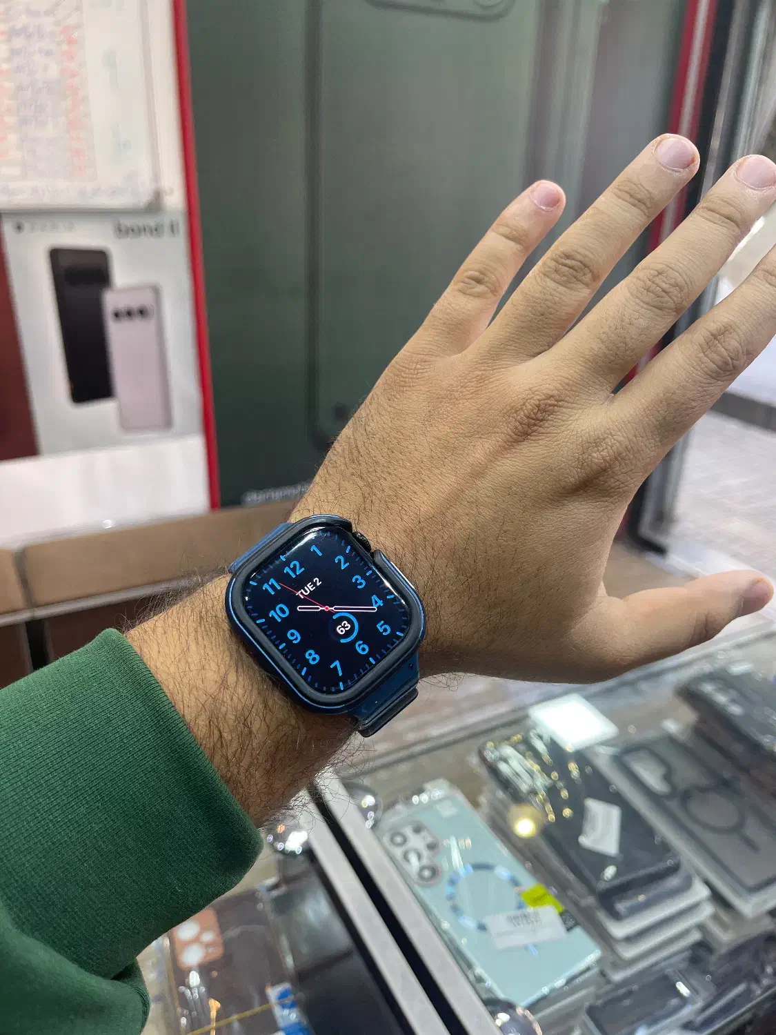 اپل واچ سری ۱۰ نرمال سایز ۴۶ جت بلک (مشکی)|لوازم جانبی موبایل و تبلت|زنجان, |دیوار