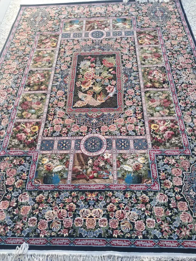 قالی|فرش|مسجد سلیمان, |دیوار