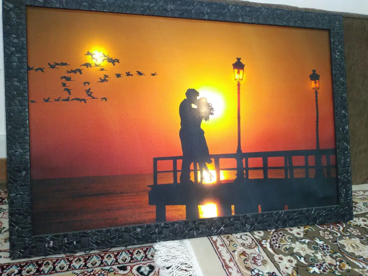 تابلوی چراغ خواب|چراغ خواب و آباژور|قم, در بهشت|دیوار