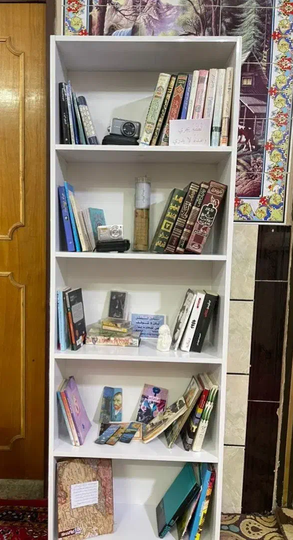 کتابخونه نو|کتابخانه، شلف، قفسه‌های دیواری|اهواز, کوی علوی|دیوار