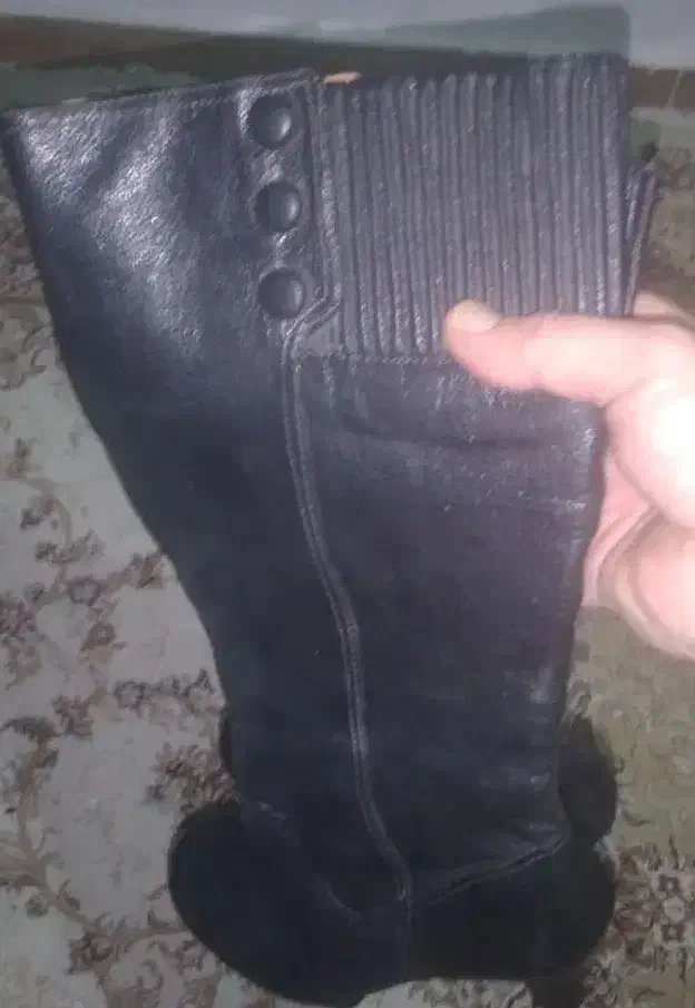 پوتین چرم ساق بلند زنانه سایز 40|کیف، کفش، کمربند|وحیدیه, |دیوار