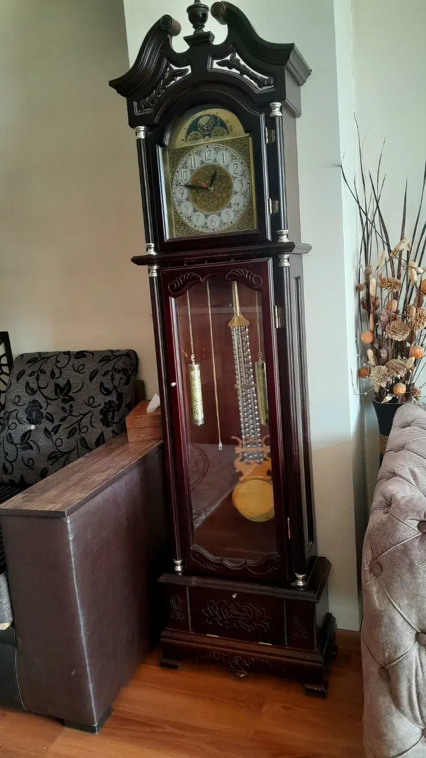 ساعت آنتیک لاکچری تمام چوبی پاندول سالم|ساعت دیواری و تزئینی|کرج, مطهری|دیوار