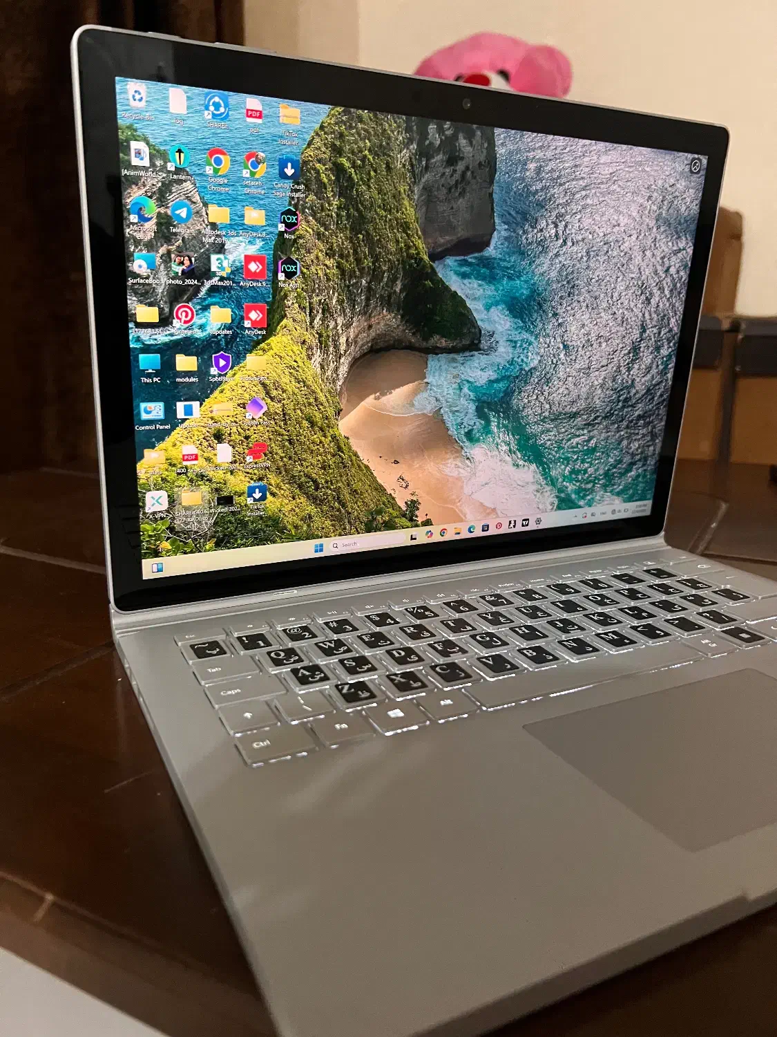 لپ تاپ سرفیس 2 surface book صفحه لمسی|رایانه همراه|رشت, باهنر|دیوار