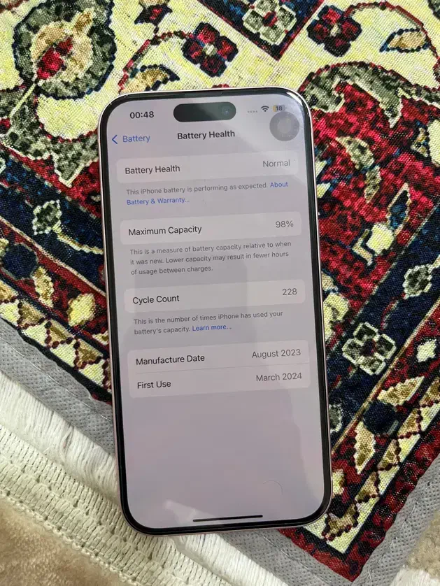 ایفون ۱۵ نرمال|موبایل|یاسوج, |دیوار