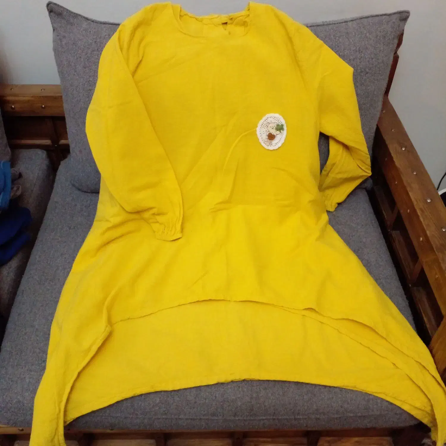 پیراهن زرد نخی|کفش و لباس بچه|تهران, جوادیه تهرانپارس|دیوار