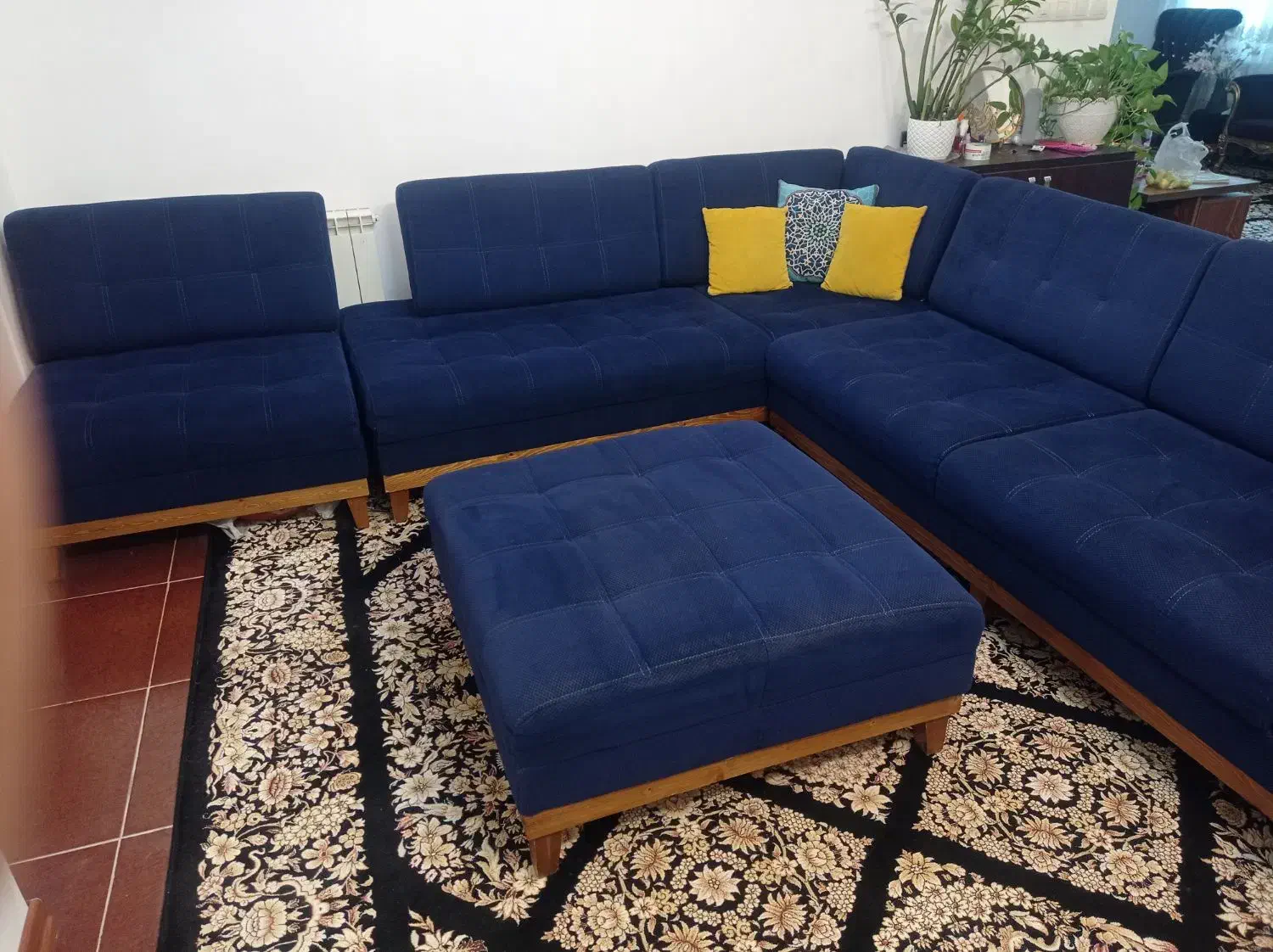 مبلمان ۷نفره راحتی|مبلمان خانگی و میز عسلی|املش, |دیوار