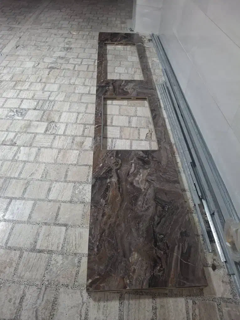 صفحه تاپس کابینت ۵سانت به طول ۳/۷۰متر|مصالح و تجهیزات ساختمان|رشت, لاکانی|دیوار