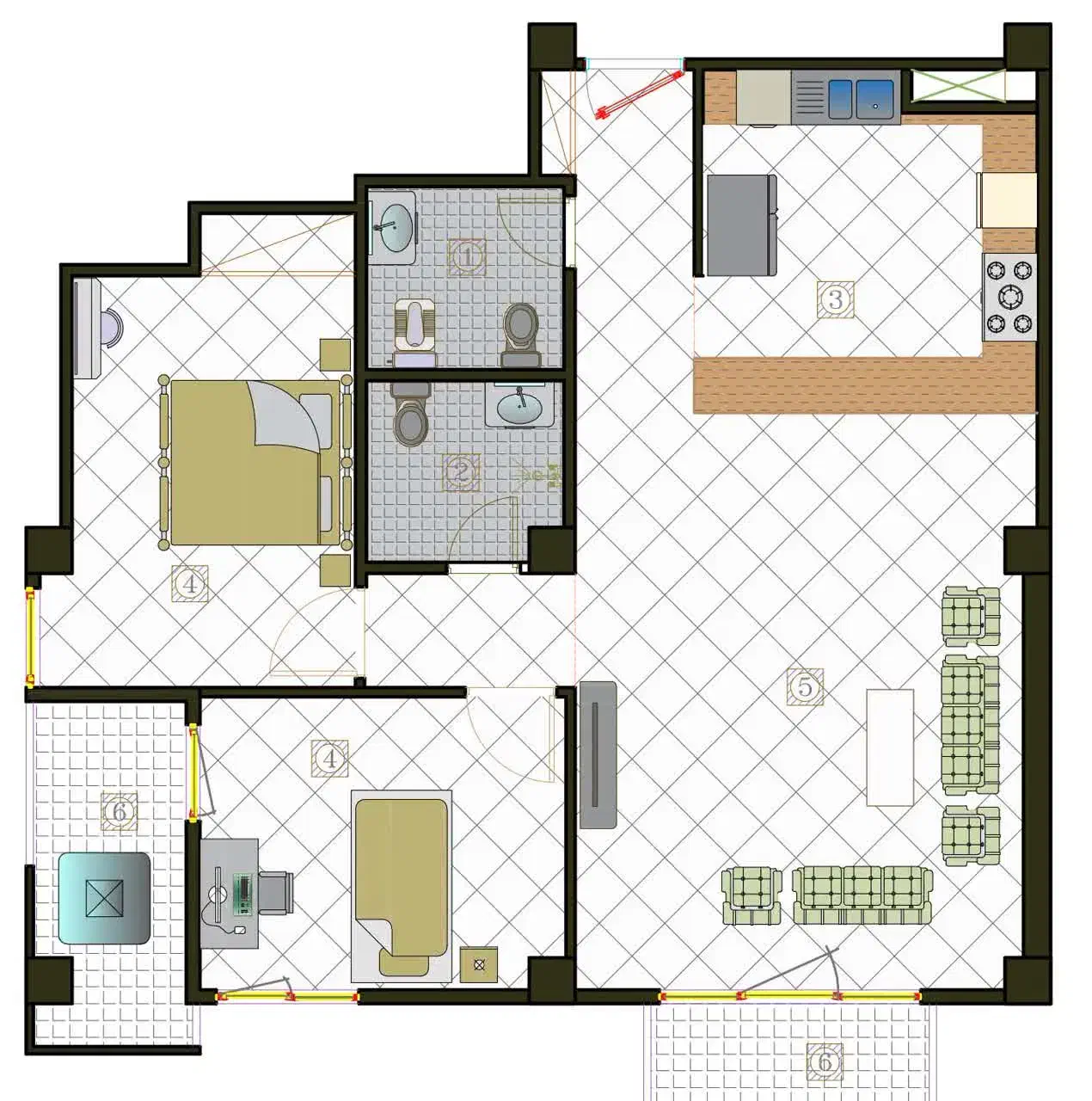 آپارتمان نوساز اندیشه فاز 2 مرحله اول|فروش آپارتمان|یزد, |دیوار