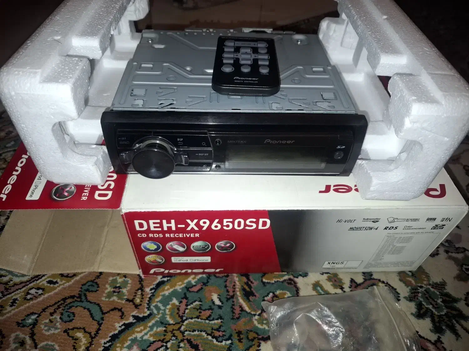 ضبط پایونیر و باند ۸ اینج آلفا سونیک مدل 9650 SD|قطعات یدکی و لوازم جانبی|ری, فیروزآبادی|دیوار