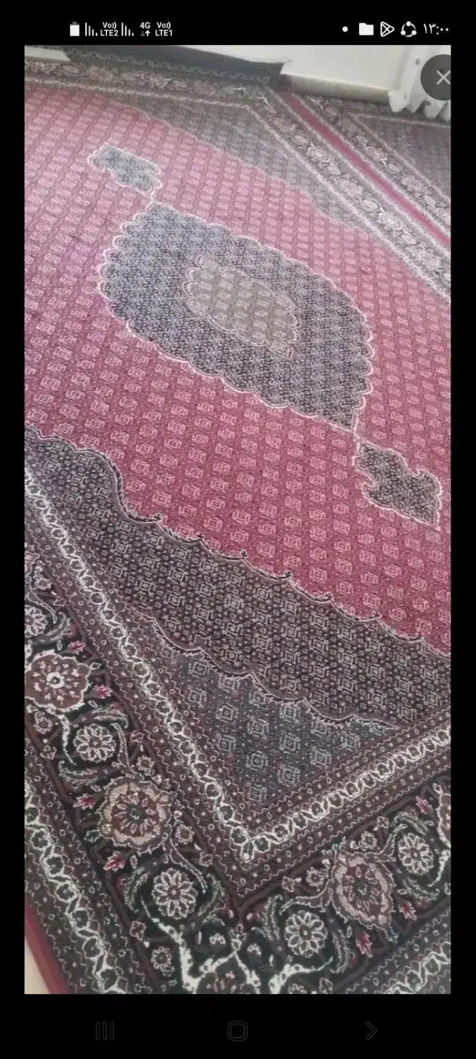 فرش ۱۲متری ریزماهی|فرش|بروجرد, |دیوار