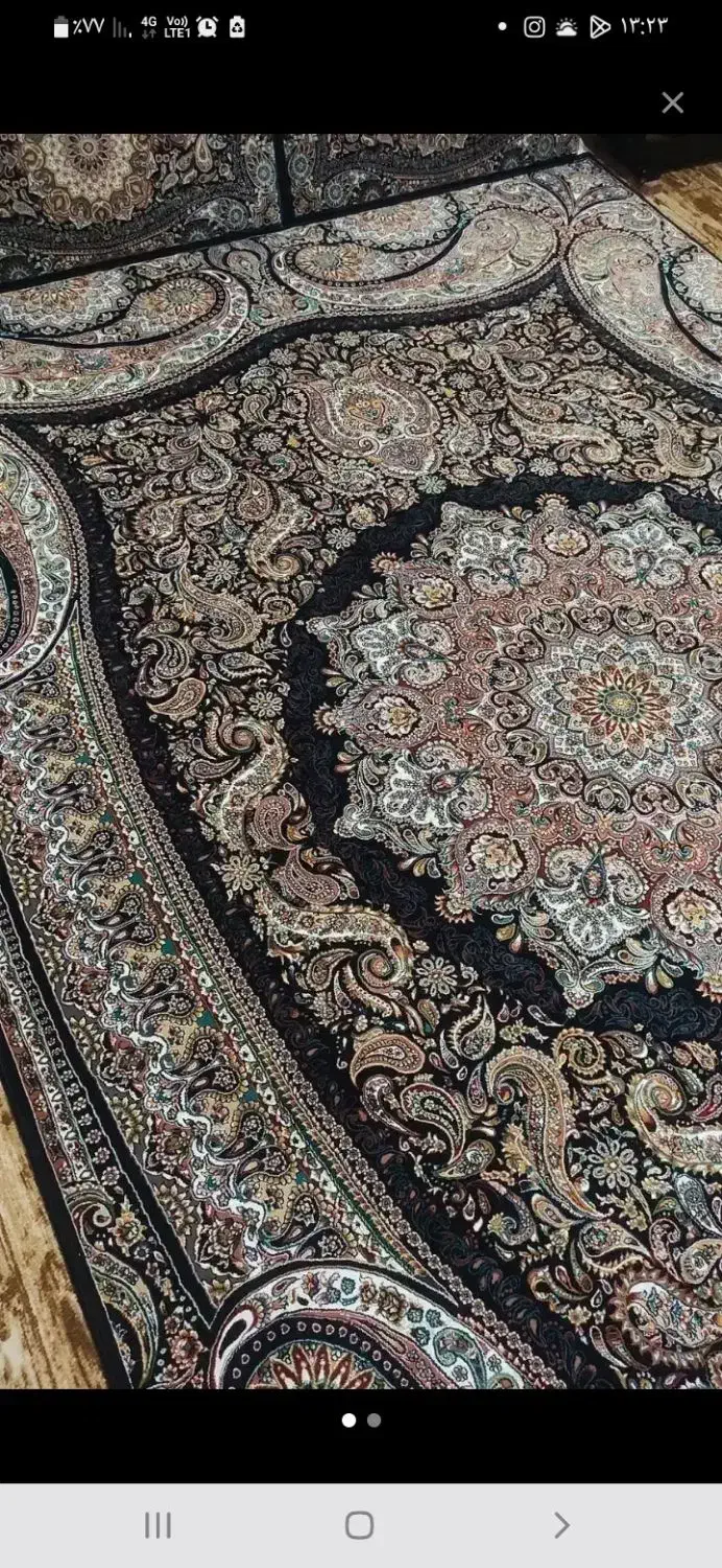 فرش ۹ متری دستباف گونه .۷۰۰ شانه|فرش|الوند, |دیوار