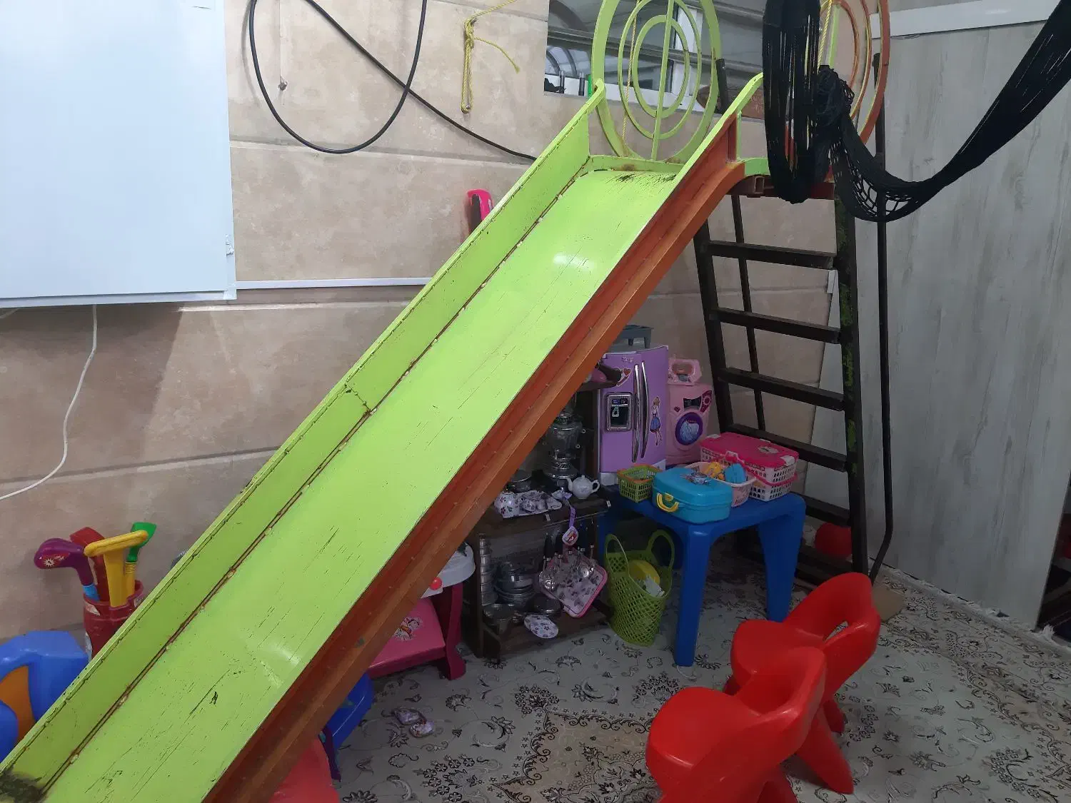 سرسره آهنی ۲۰۰ کیلویی|اسباببازی|ساوه, |دیوار