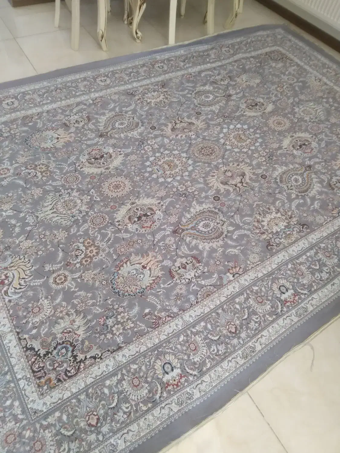 رو فرشی .طرحه کتان ابریشم|روفرشی|مراغه, |دیوار