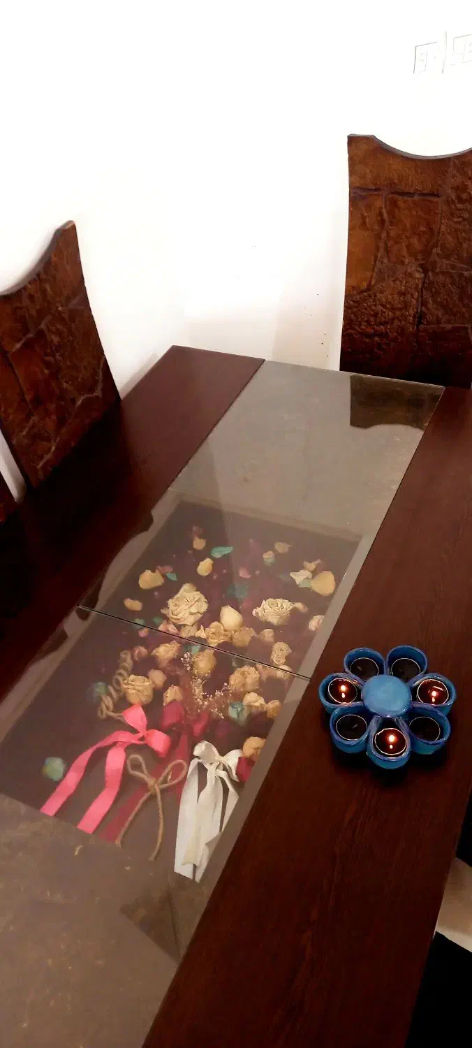 میز ناهار خوری ۶ نفره زیبا|میز و صندلی غذاخوری|شیراز, شهرک گلستان شمالی|دیوار