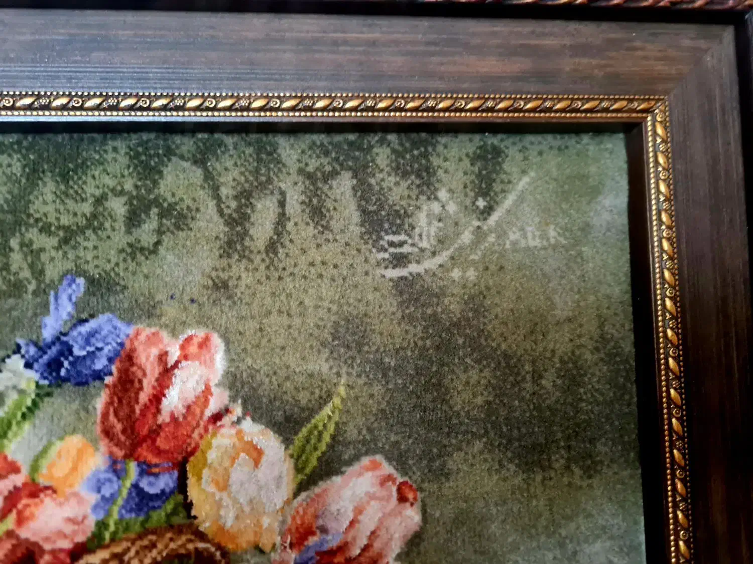 تابلو فرش دست بافت تبریز کار استاد کریمی نژاد|تابلو فرش|اصفهان, بهارستان|دیوار