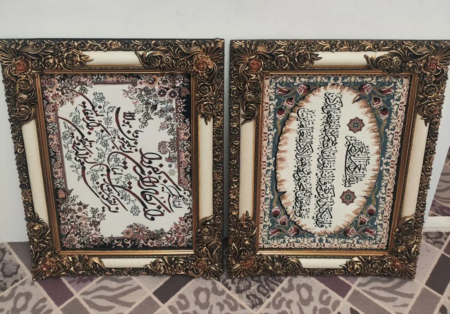 تابلو فرش|تابلو فرش|مشهد, طلاب|دیوار