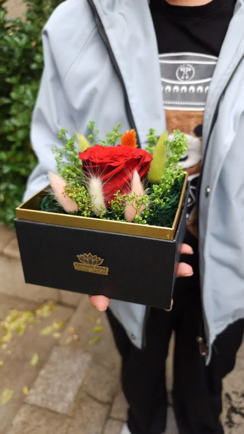 باکس طرح مانا گل رز جاودان جاویدان کادو روز مادر|گل و گیاه طبیعی|تهران, میدان ولیعصر|دیوار