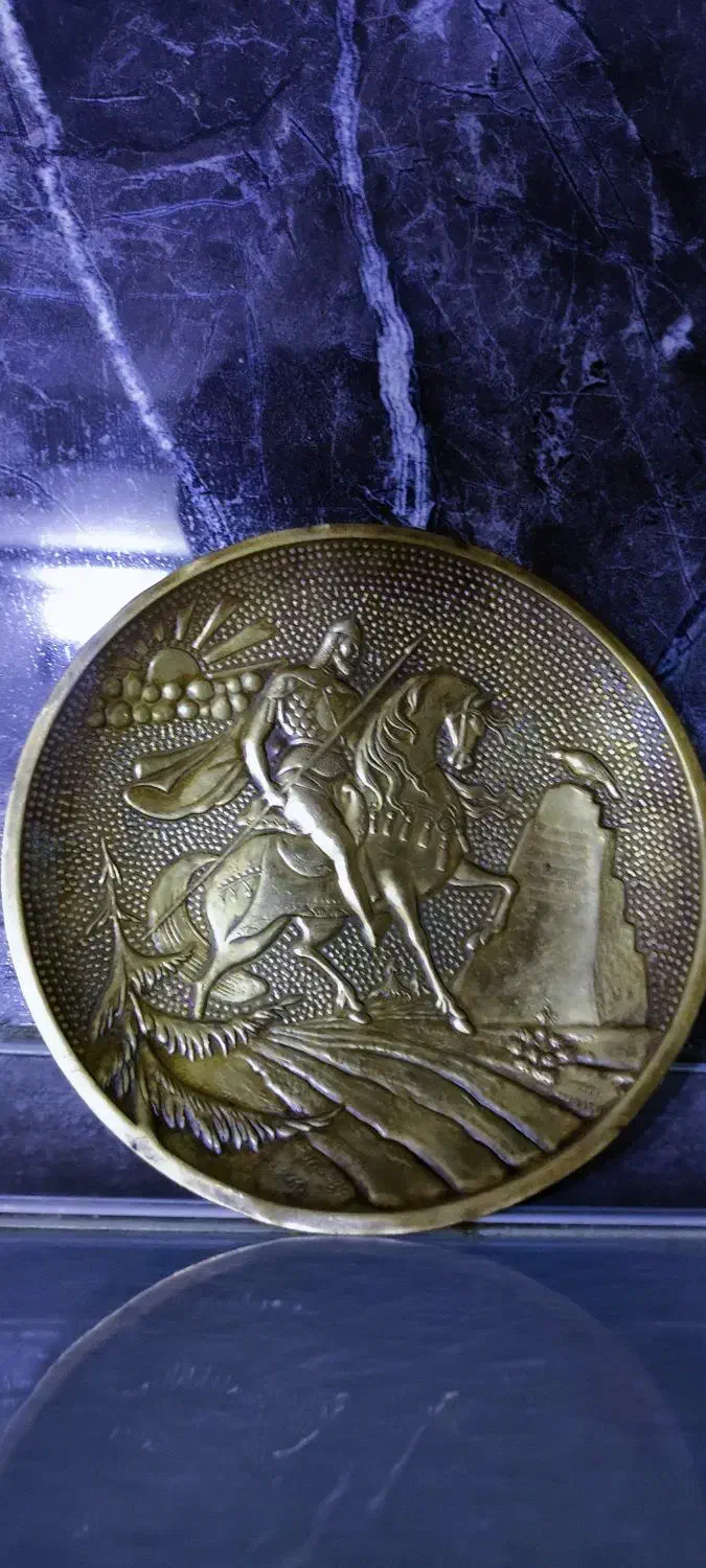 دیوار کوب  قدیمی قلم کاری کهنه|صنایع دستی و سایر لوازم تزئینی|مشهد, خواجه ربیع|دیوار