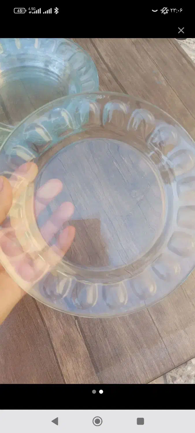 سرویس غذا خوری بلور|ظروف سرو و پذیرایی|اصفهان, باغ فدک|دیوار