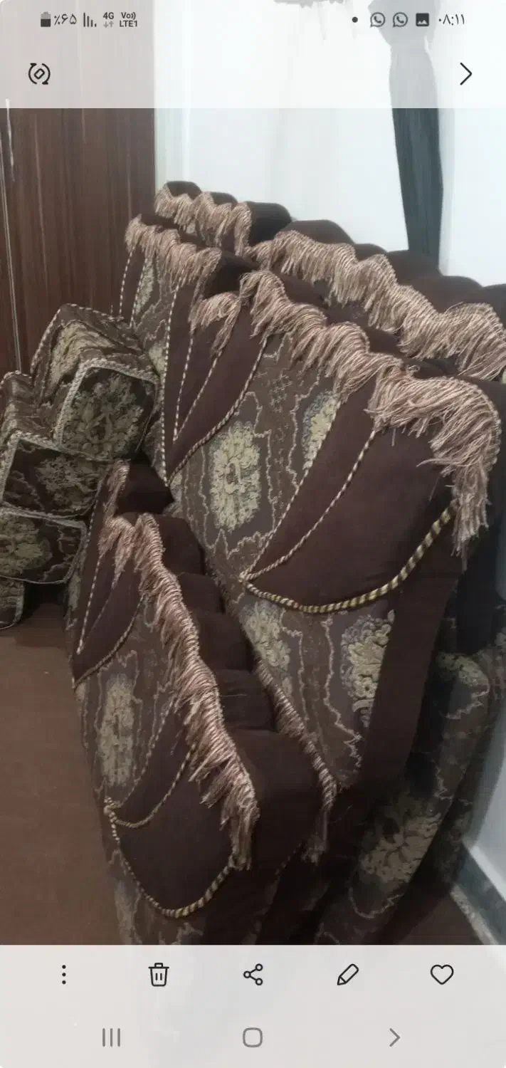 پشتی خلیجی|پشتی|باوی, |دیوار