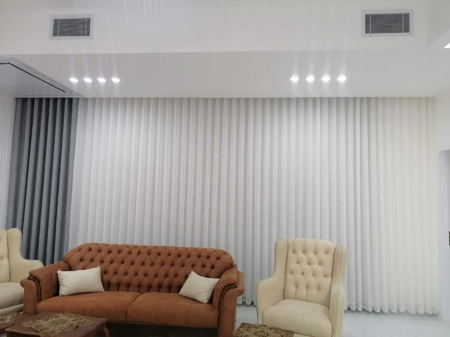 کارگاه پرده دوزی باپایینترین قیمت دوخت وپارچه|پرده، رانر، رومیزی|میبد, |دیوار