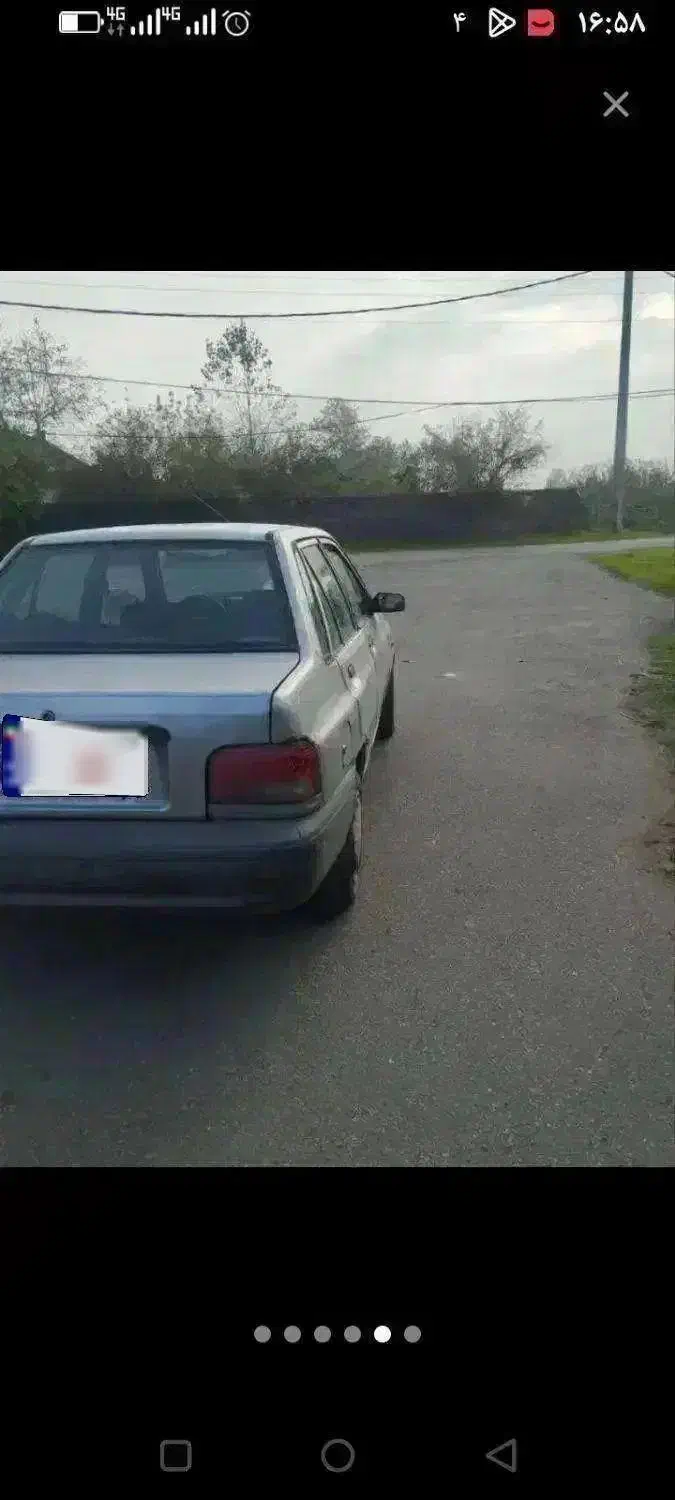 پراید مدل ۸۶دوگانه شرکتی با۹سال تاریخ مخزن گاز|خودرو سواری و وانت|رشت, لاکان|دیوار