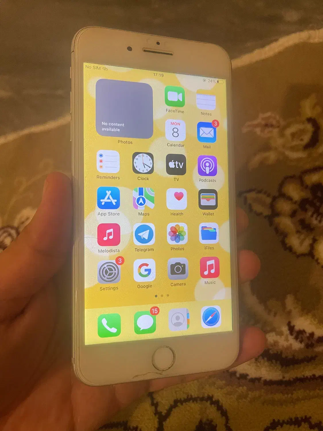 آیفون هفت پلاس ۱۲۸ باتری ۱۰۰|موبایل|اسلامآباد غرب, |دیوار