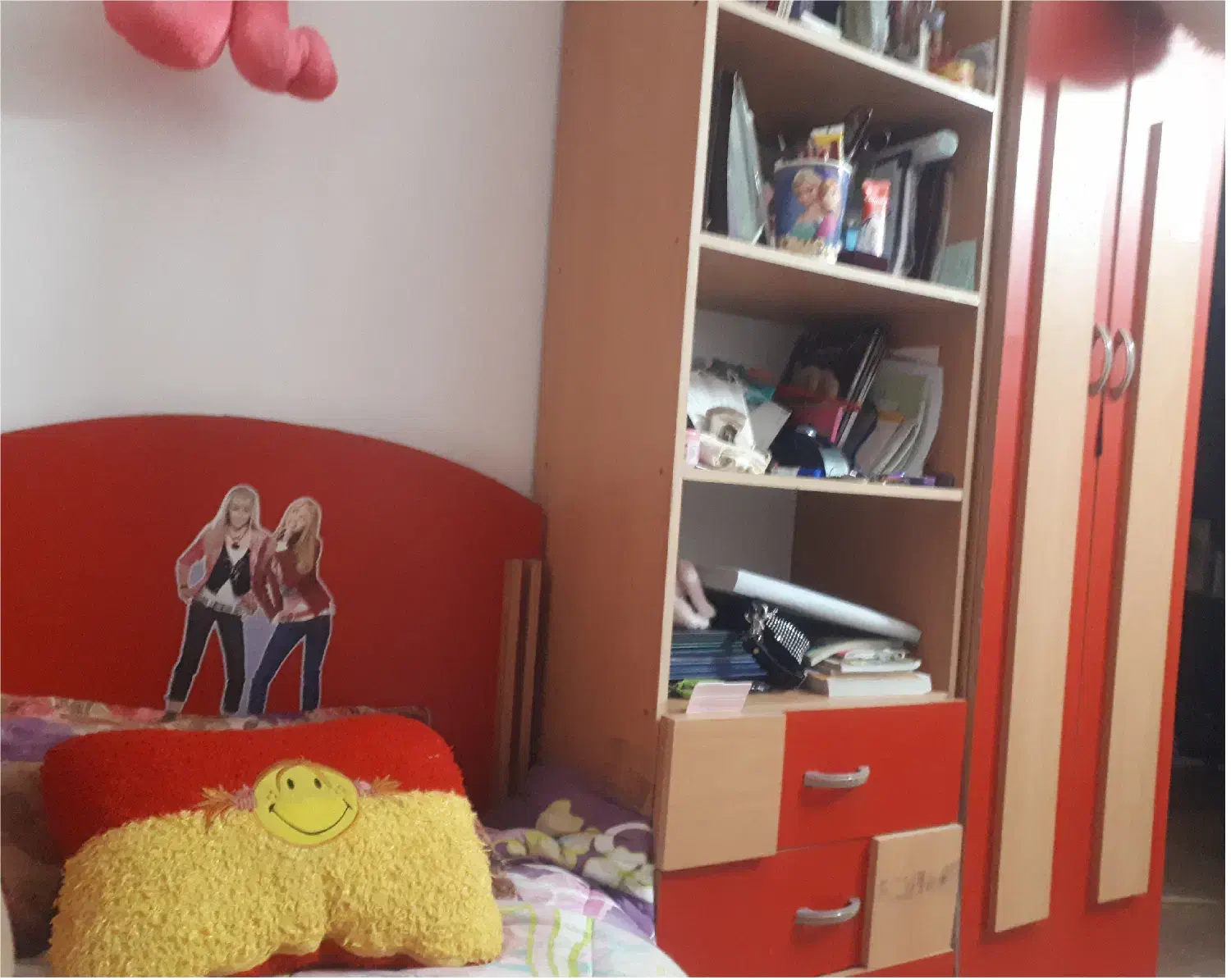 تخت کمد دراور تشک نوجوان|تخت و سرویس خواب|گرگان, |دیوار