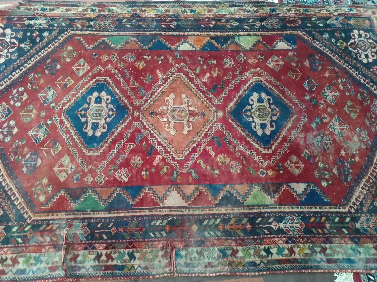 فرش دست باف|فرش|مرودشت, فیروزی|دیوار