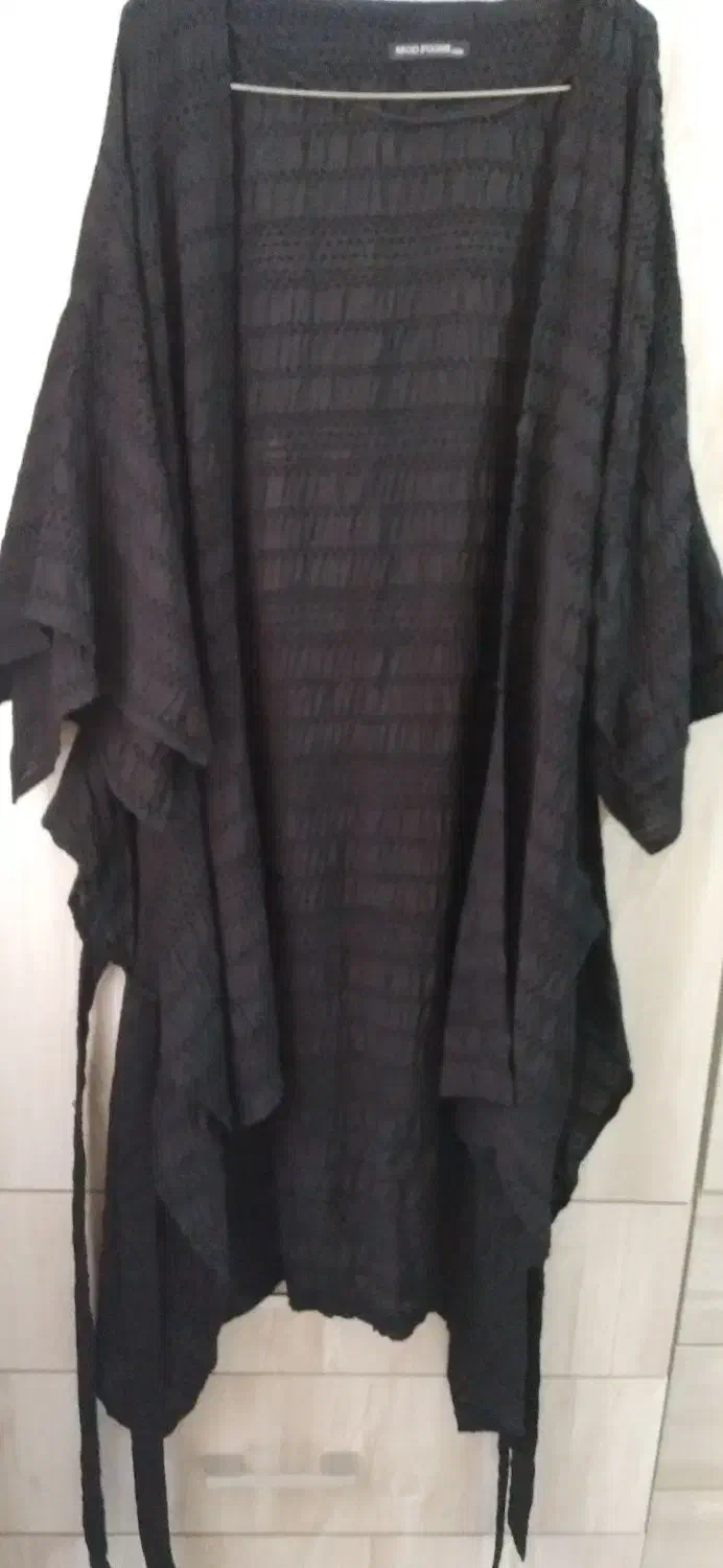 مانتو کرشه  مشکی مدل دار   زنانه بسیار نو و تمیز|لباس|تهران, مختاری|دیوار