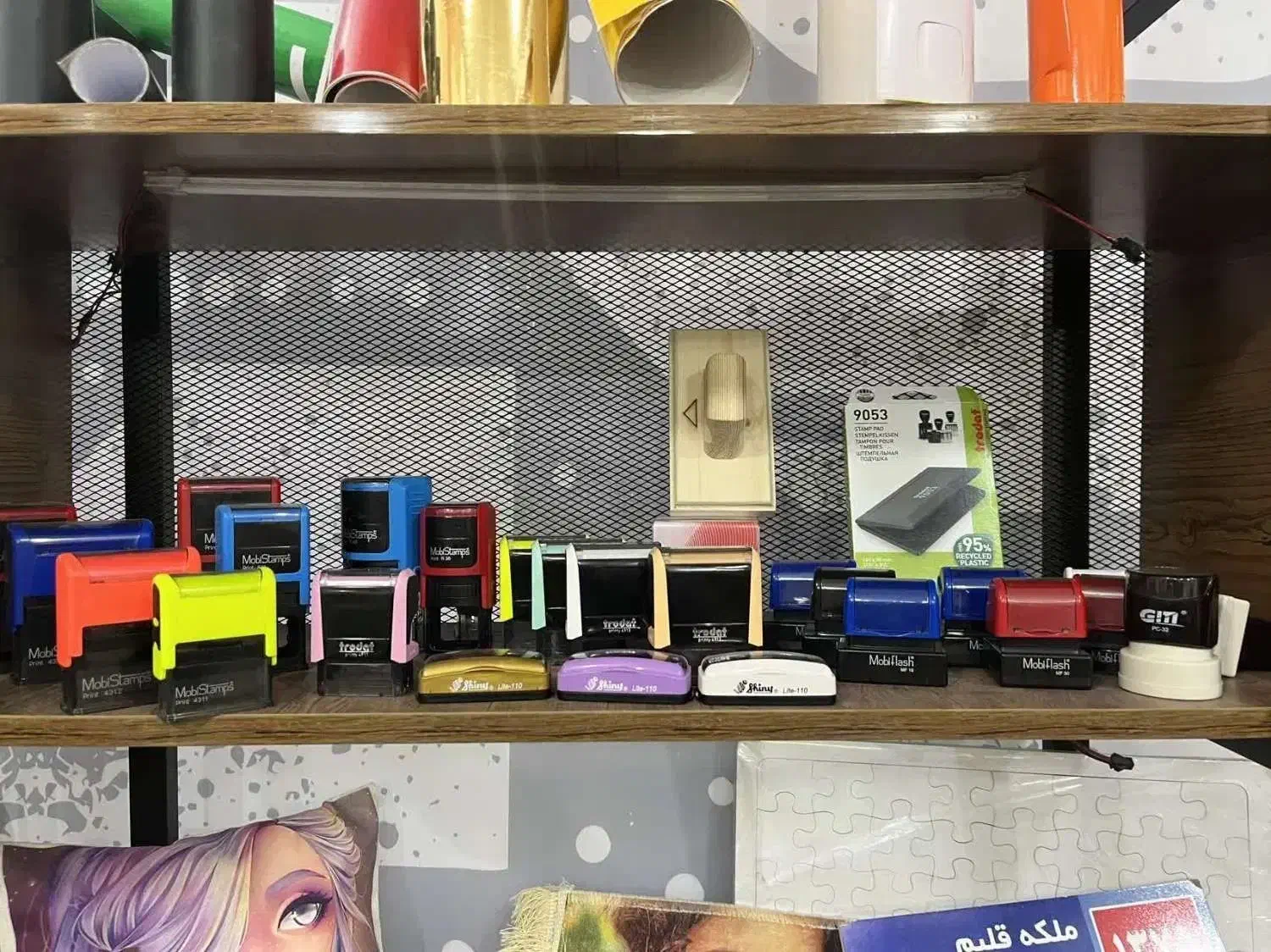 مهرسازی ساخت مهر ژلاتینی لیزری سایز بزرگ دو رنگ|خدمات رایانه‌ای و موبایل|قم, زنبیل آباد|دیوار