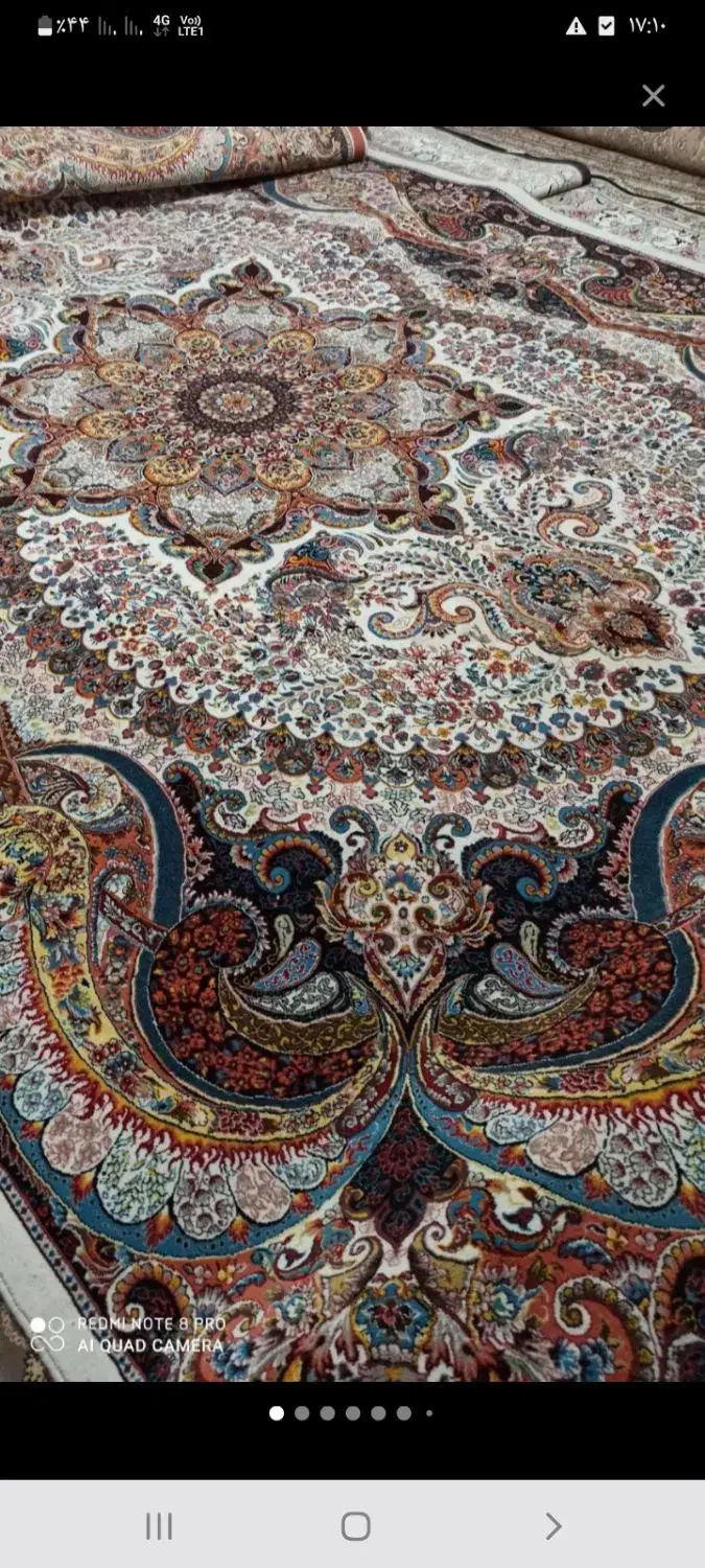 یک جفت فرش ماشینی 9متری|فرش|اهر, |دیوار