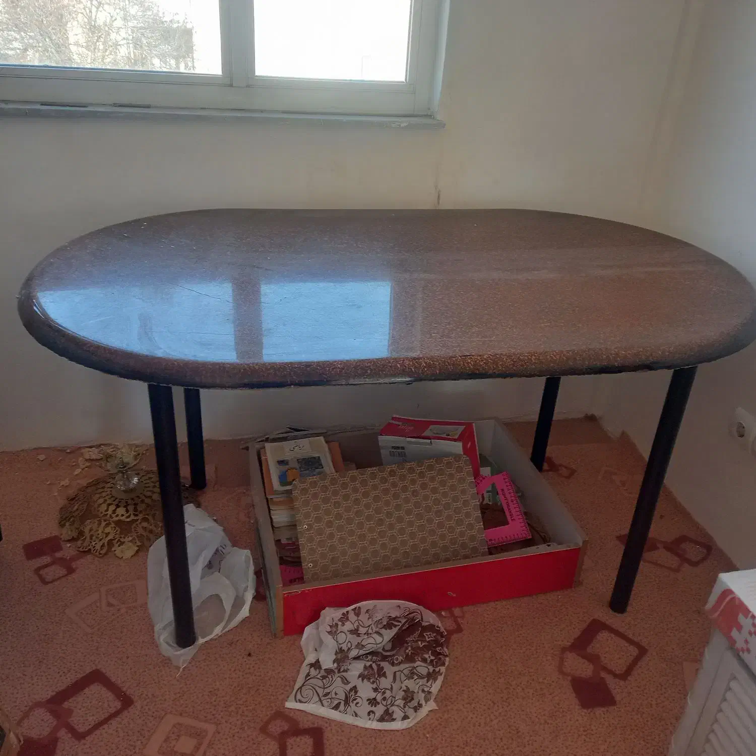 میز غذا خوری شش نفره|میز و صندلی غذاخوری|اردبیل, |دیوار