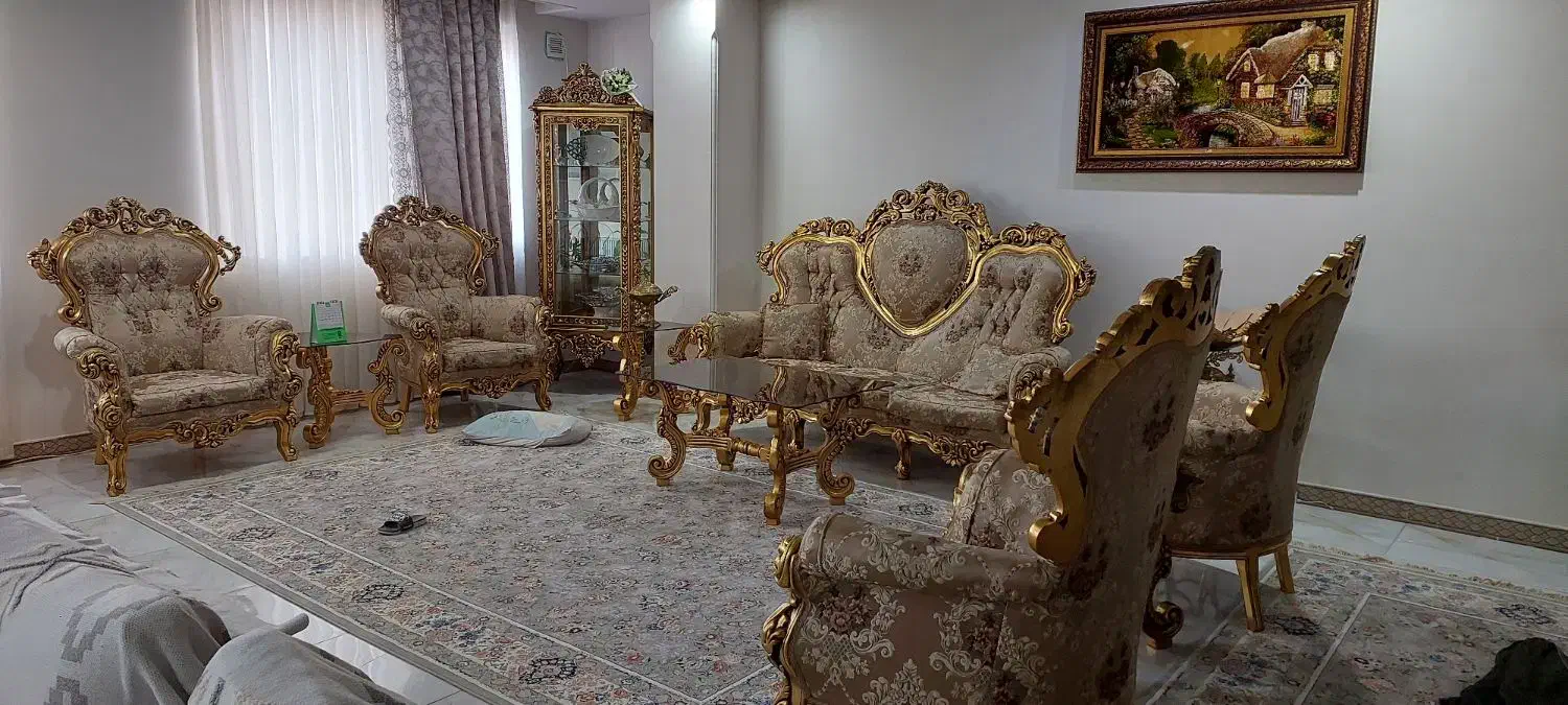 مبل استیل (سلطنتی)در حد نو|مبلمان خانگی و میز عسلی|محمدشهر, محمدشهر|دیوار