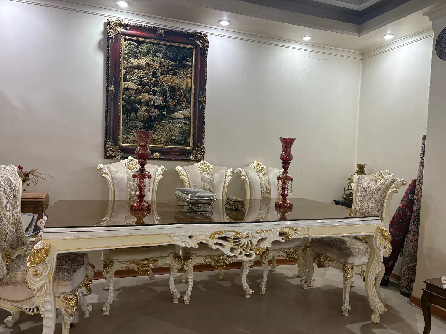 میزناهار خوری ۸ نفره|میز و صندلی غذاخوری|تهران, پاسداران|دیوار