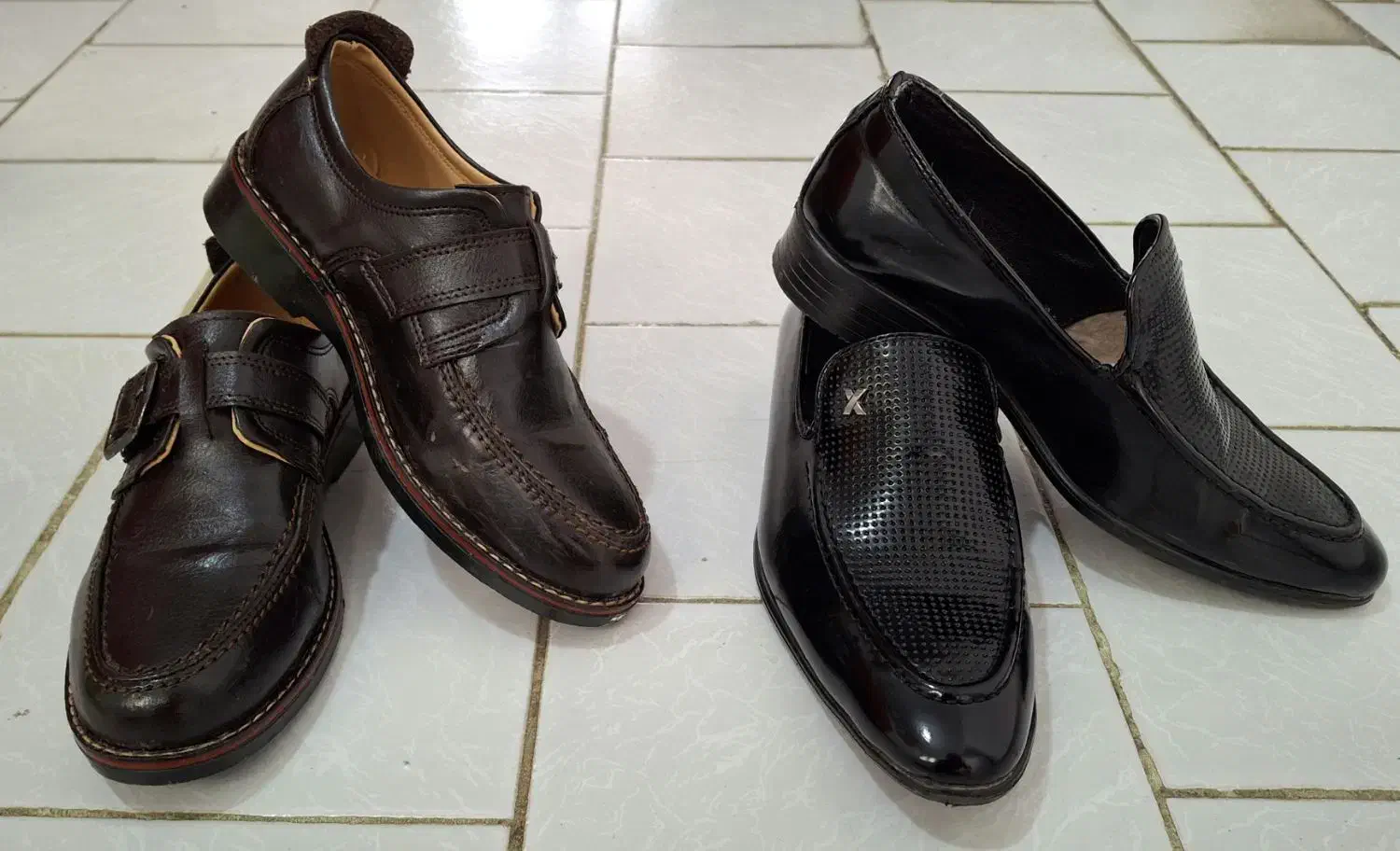 کفش های مجلسی مشکی سایز ۳۷ ، قهوه ای سایز ۳۵|کیف، کفش، کمربند|رشت, سلیمانداراب|دیوار