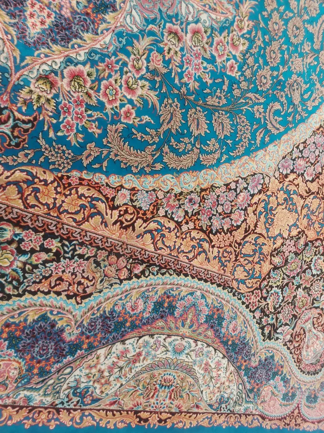 ۵تخته ۹متری ماشینی طرح ابریشم قیمت دونه ی۱۵میلیون|فرش|ورامین, ورامین|دیوار